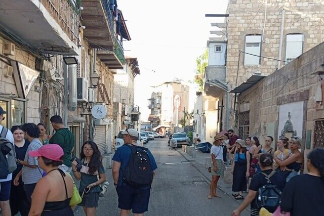 תמונה מסיור בשוק חיפה